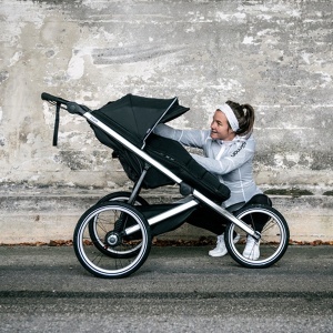 Carucior Thule Glide 2 Single Aluminium/Jet Black (model 2020) - Img 5