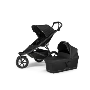 Carucior Thule Urban Glide 3 all-terrain cu catarama hamului magnetica, Black - Img 3