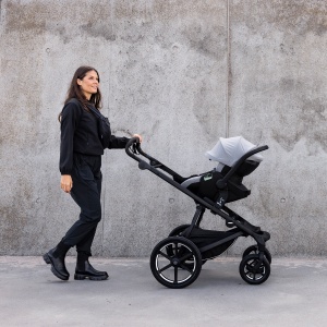 Carucior Thule Urban Glide 4 all-terrain cu catarama hamului magnetica, Albastru - Img 5
