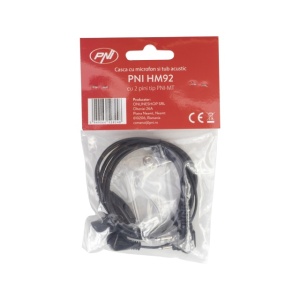 Casca cu microfon si tub acustic PNI HM92 cu 2 pini mufa PNI-MT - Img 6