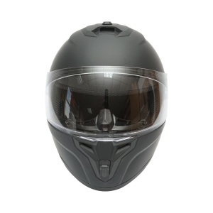 Casca moto integrala neagra cu viziera transparenta, marimea L Grit - Img 2