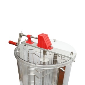 Centrifuga manuala apicola, extractor miere transparent cu 3 rame - Img 7