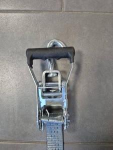 Chinga auto 3.5m - carlige rotative - (banda 3,5 cm) - Img 4