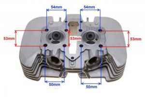 Chiulasa ATV Jialing 250cc (2 pistoane) - Img 4