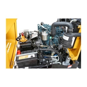 Cilindru compactor 1500kg cu tamburi 900mm si motor diesel Kubota D1105, 25CP, pornire electrica - Img 9