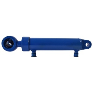 Cilindru hidraulic plug reversibil 54x60x30x370x200 cu racord hidraulic piulita fi20 - Img 2