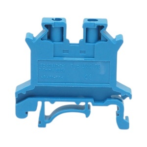 Clema de sir pe sina DIN 2.5mm² 24A 690V UK2.5B albastra Longroad