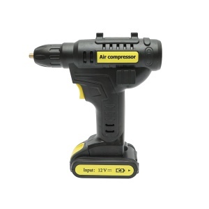Compresor aer auto umflat roti portabil digital 12V/120W, 150 PSI, iluminare LED, baterie Li-ion 2000mAh Breckner Germany - Img 9