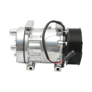 Compresor clima AC 12V New Holland, Case IH Z=10 cod OEM 87709773, 87300121, QP7H15-6020G - Img 6