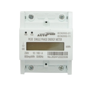 Contor, smart-meter digital monofazic 230 VAC, 100A, sina DIN 4 module MF0028-02806 - Img 1