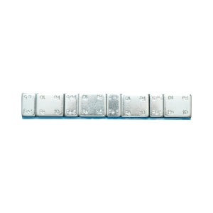 Contragreutati autoadezive zincate echilibrare roti Fe 60g (5gx4 buc + 10gx4 buc) 100 benzi/cutie - Img 5