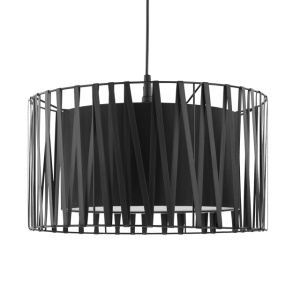 Corp de iluminat suspendat ADVITI NAVI 400 1P AD-LD-6241BE27T, E27, maxim 60W, negru - Img 3