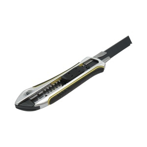 Cutit cutter profesional, lama 18mm cu maner anti-alunecare, corp aliaj de zinc Crownman - Img 4