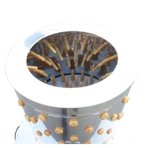 Deplumator pasari inox 1500W, 220V capacitate 4 pasari, 142 degete, 180 r/min IP68 - Img 5