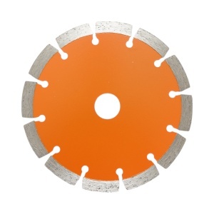 Disc diamantat segmentat 150x22.23mm, segment 10mm pentru caramida, beton, zidarie, boltari, piatra Breckner Germany - Img 2