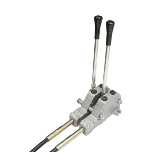 Distribuitor hidraulic cu 2 manete, lungime cablu 2.5m, presiune 250 bar, debit 40L/min Breckner Germany - Img 5