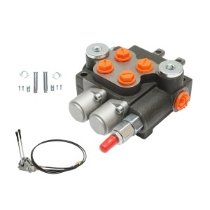 Distribuitor hidraulic cu 2 manete, lungime cablu 2m, presiune 250 bar, debit 40L/min Breckner Germany - Img 3