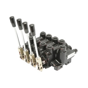 Distribuitor hidraulic cu 4 cai cu manete si accesorii - Img 4
