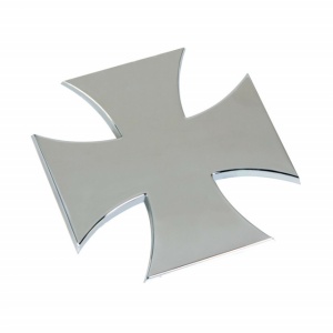 Emblema 3D cromata - Cruce