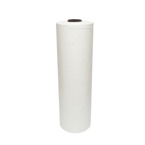 Folie alba infoliat baloti 750mm x 25mic x 1500m 27.45Kg cu protectie UV Breckner Germany