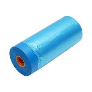 Folie protectie vopsit si zugravit cu banda adeziva albastra 1100mm x 25m HighPower - Img 7