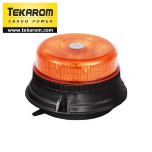 Girofar auto cu efect de rotatie sau stroboscopic 12V/24V orange cu 12 LED-uri de 3W - Img 2