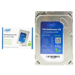 Hard Disk intern PNI SafeHouse 1TB, 3.5'' HDD, CCTV, 64MB, SATA III, 7200 RPM pentru sisteme de supraveghere - Img 4