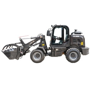 Incarcator frontal articulat WOLA 1T, 4x4, motor diesel 57CP, cupa cu gheara 0.8 m³ THOR - Img 2