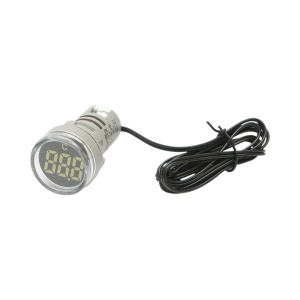 Indicator digital temperatura cu sonda LED alb 220V/380V AC Ø 22mm Breckner Germany