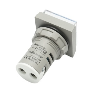 Indicator digital voltmetru LED alb 50-500V AC Ø 22mm Breckner Germany - Img 3