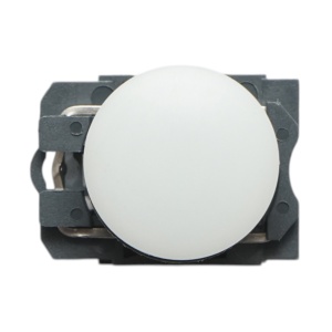 Indicator semnalizare LED alb 24V, 18mA, TB5 Breckner Germany - Img 2