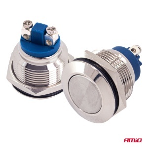 Intrerupator/comutator 19 mm, 5 A, 12/230 V Amio - Img 2