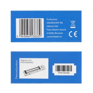 Intrerupator de acces incastrabil PNI PB101, contact iesire NO/COM, max. 36V 3A, alb - Img 6
