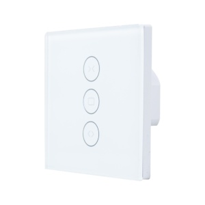 Intrerupator inteligent pentru jaluzele cu touch PNI SafeHome PT133J WiFi, 600W, comanda prin internet, aplicatie de mobil Tuya Smart, integrare in scenarii si automatizari smart cu alte produse compa - Img 2