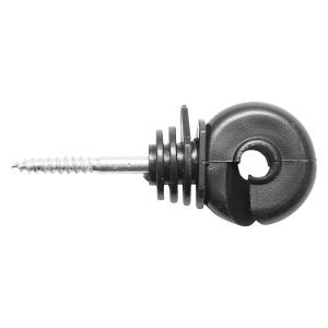 Izolator compact negru fi 5.4mm 87x37mm gard electric Mezofarm