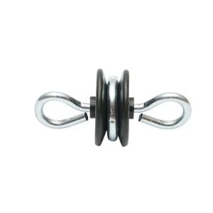 Izolator cu ancorare dubla fi 5.8mm 93x84mm gard electric Mezofarm - Img 3