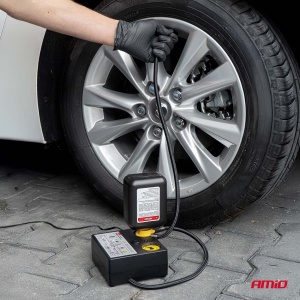 Kit reparatie anvelopa cu compresor 12V Amio - Img 2