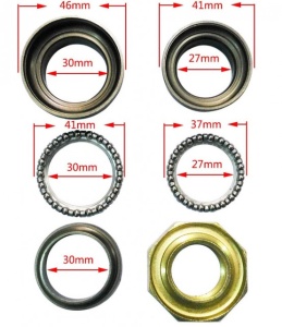 Kit rulmenti ghidon scuter chinezesc GY6 4T 50-80cc - Img 2