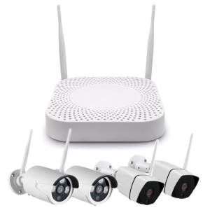 Kit supraveghere video PNI House TY200 - 4 camere Full HD, control prin aplicatia Tuya Smart