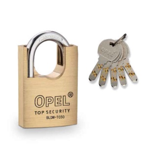 Lacat alama protectie taiere, chei amprenta "OPEL" 60MM
