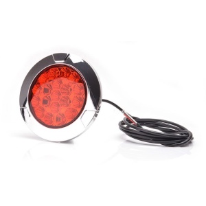 Lampa led rosie ROTUNDA 2 FUNCTII LUMINOASE fi 25 cm - Img 3