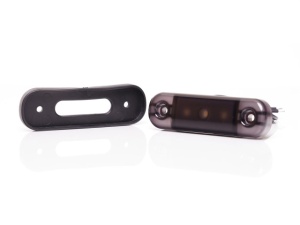 Lampa marcaj BLACK cu lumina rosie 3 LEDURI 12/24V - Img 6