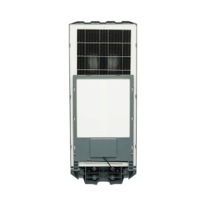 Lampa solara LED iluminat stradal 800W cu panou solar 40W, baterie LiFePO4 30000mAh, senzor miscare, telecomanda, prindere stalp IP65 Breckner Germany - Img 3