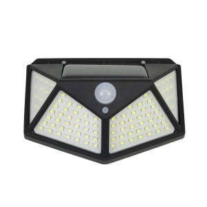 Lampa solara LED PNI GreenHouse WS10, 100 LED-uri, 600 lm, unghi PIR 120 grade, acumulator 1800 mAh, montaj pe perete - Img 4