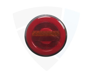 Lampă spate 10-30V, rotundă, 3 funcții