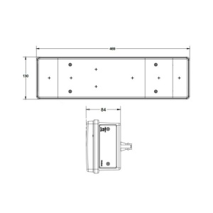 Lampa stop led camion 24V - Img 2
