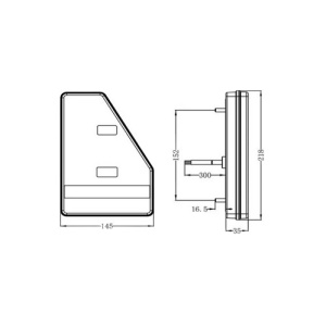 Lampa stop spate dreapta LED 12/24V - Img 3