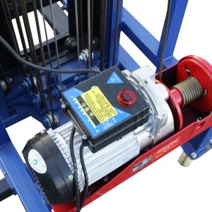 Lift electric materiale constructii 300kg, inaltime maxima 5m cu telecomanda - Img 14