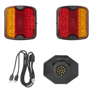 Lumini pentru remorca LED cu magneti fara fir (Bluetooth) 13 pini - Img 5