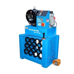 Masina de sertizat furtunuri hidraulice fi 6-69mm 4kW, 380V cu schimbare rapida Breckner Germany - Img 2